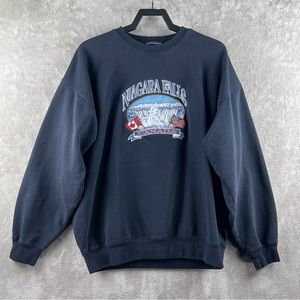 Brandy Melville Embroidered Niagara Falls Canada Sweatshirt